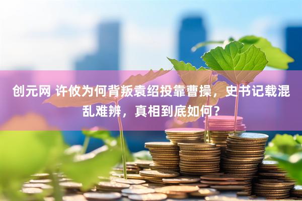 创元网 许攸为何背叛袁绍投靠曹操，史书记载混乱难辨，真相到底如何？